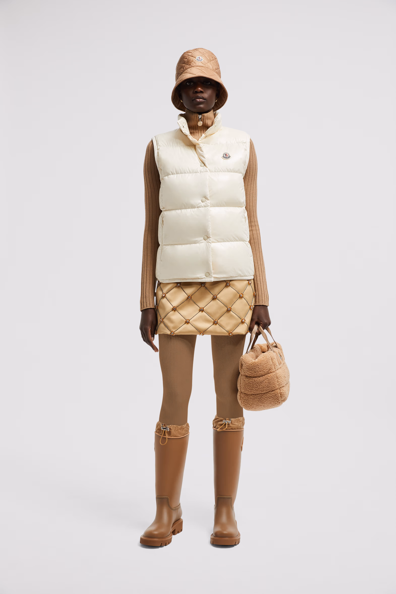 Chaleco plumífero Badia Mujer Blanco Moncler 3